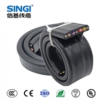 上海信基线缆  YVFBG  起重机门机扁电缆