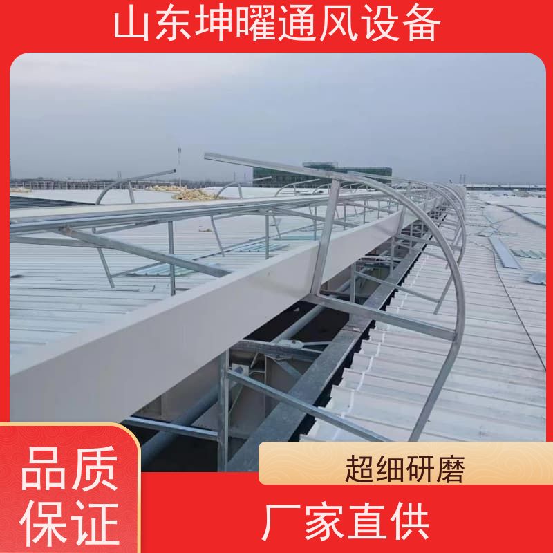 启闭式通风气楼 C3CT圆拱型电动采光排烟天窗（侧开式） 智能化