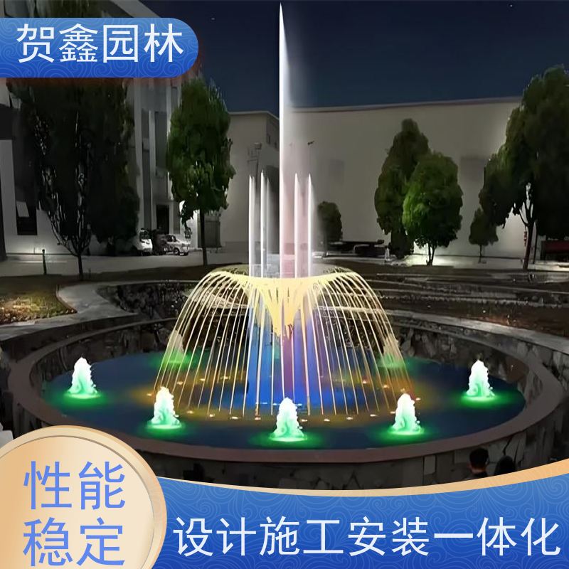  公园喷泉设备安装 水景喷泉工程施工 喷泉施工设计安装 彩色喷泉工程施工