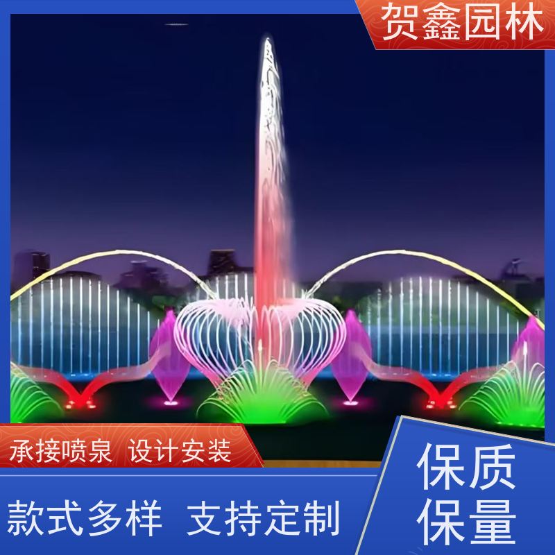  湖面喷泉设备安装 河道喷泉安装调试 脚踏喷泉工程施工 承接喷泉工程