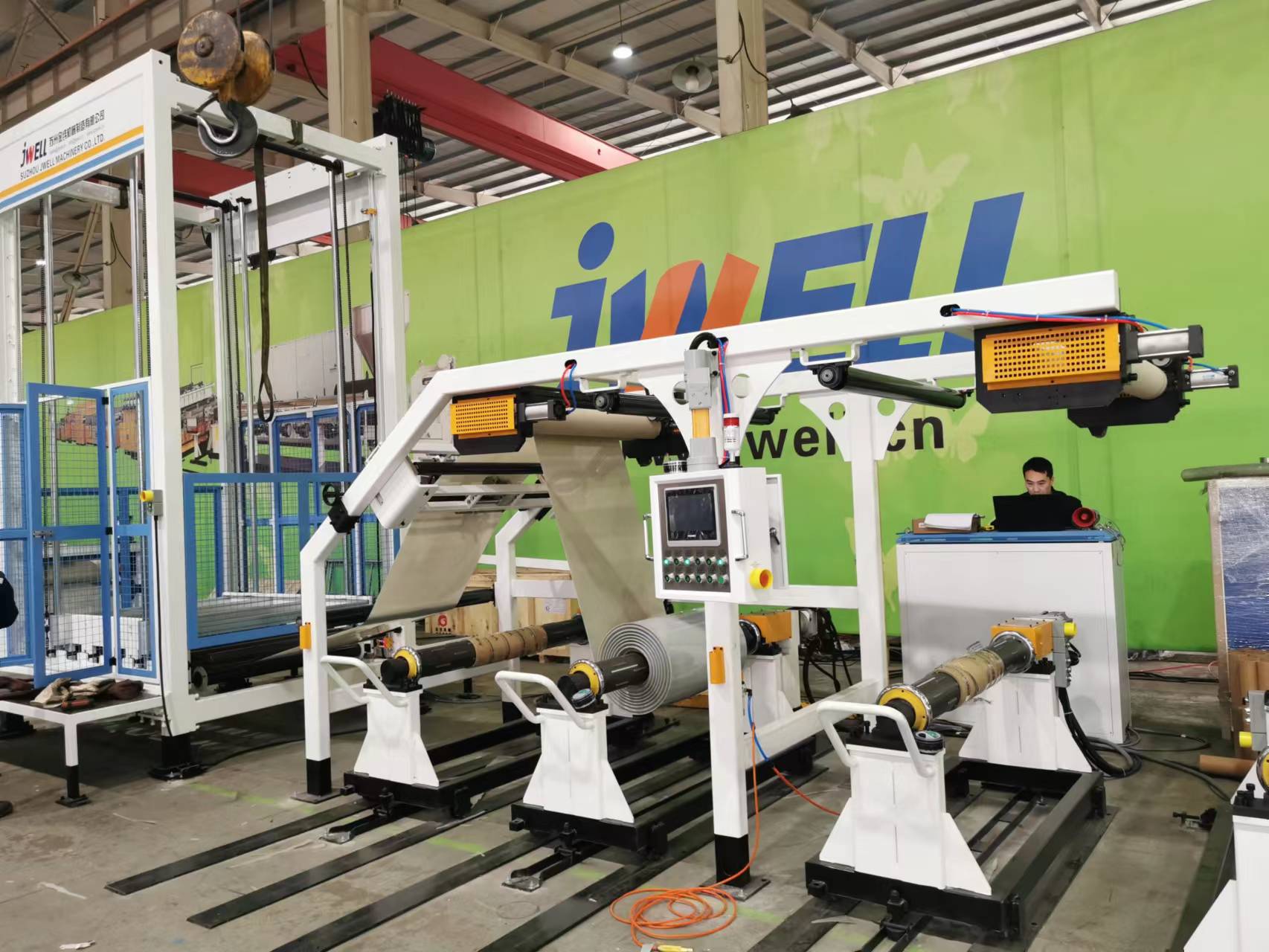 金纬机械大型 PE 厚板挤出机? PE 电子产品包装片材生产线 防刮伤设备厂