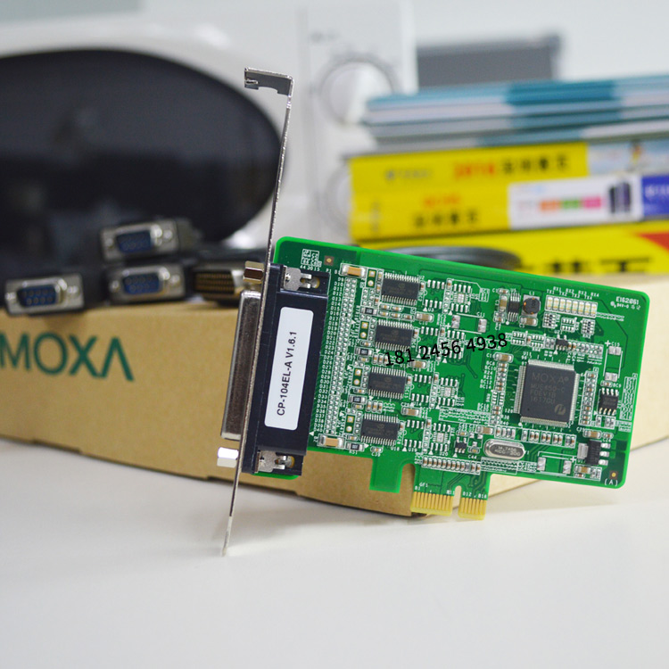 摩莎CP-104EL-A /CP-114EL扩展卡4口RS-232/422/485 PCIE多串口卡