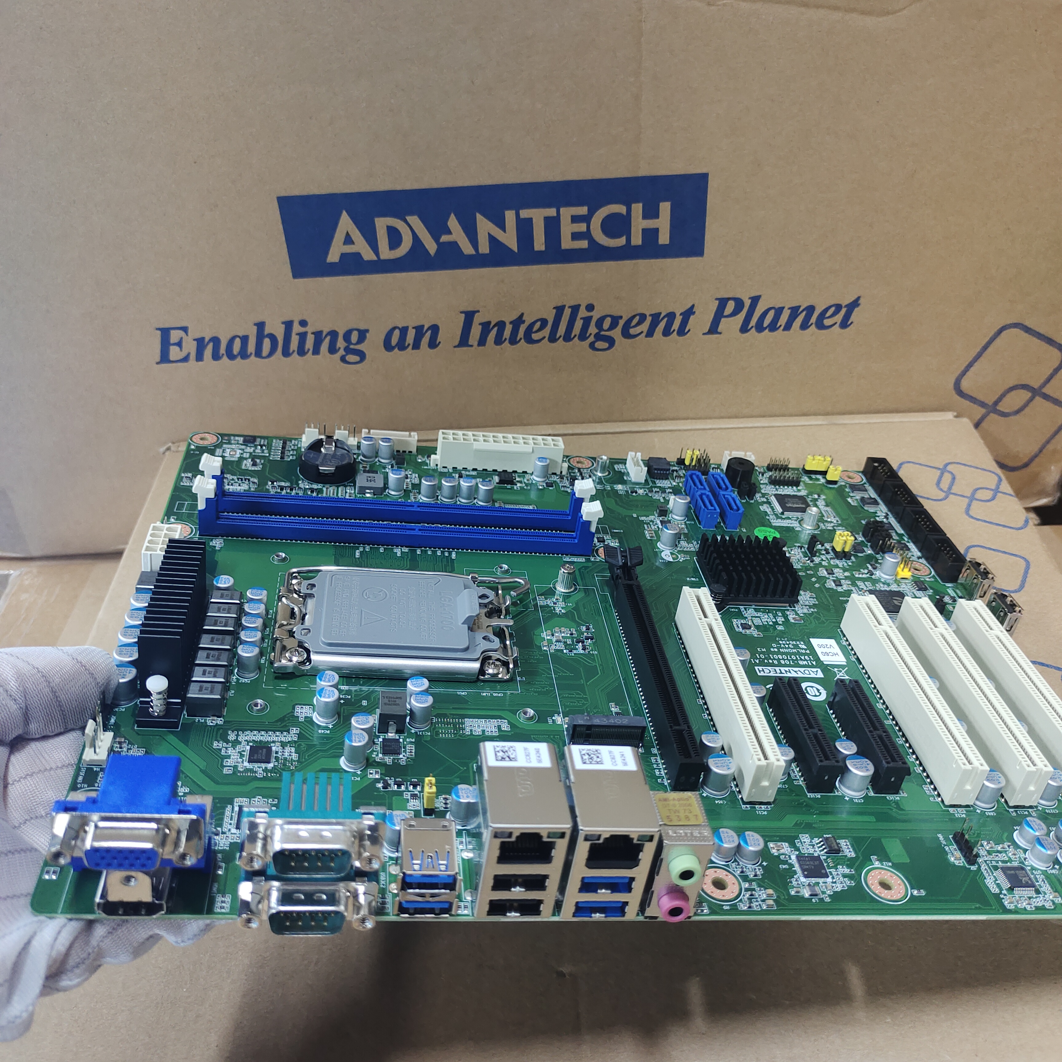 AIMB-508HF 研华4U台式机IPC-510L工业工控机主板大母板H610E芯片