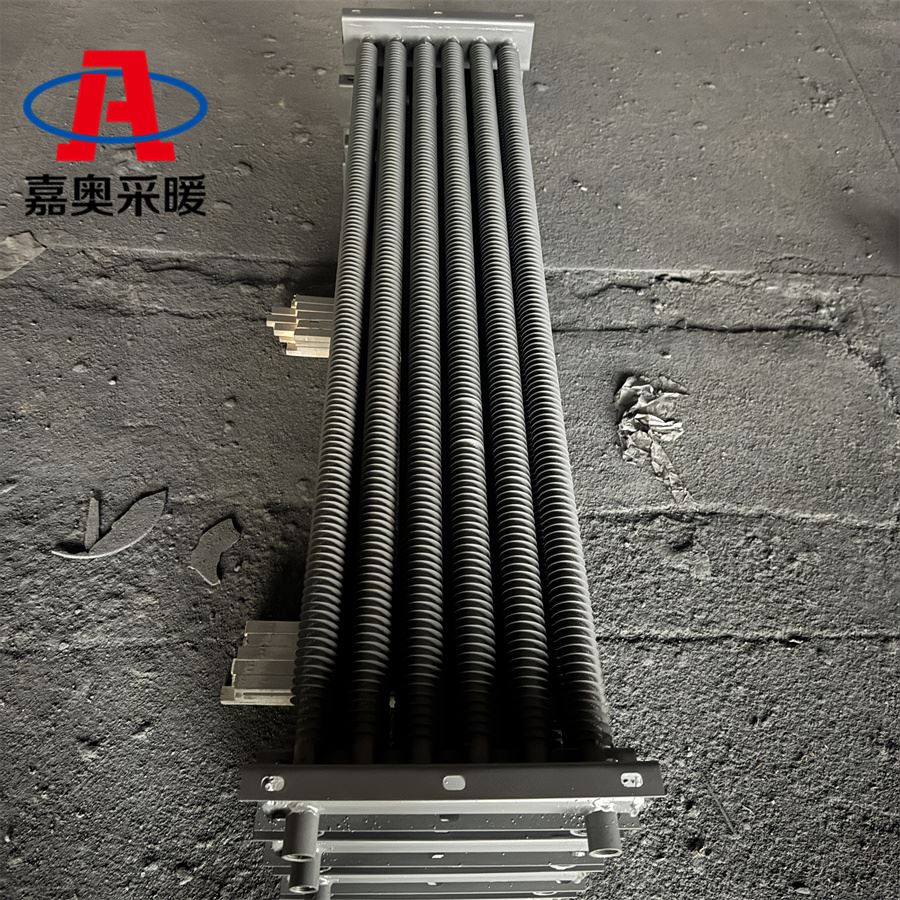 煤炭厂用圆翼翅片管暖气片  钢制绕翅管散热器标准