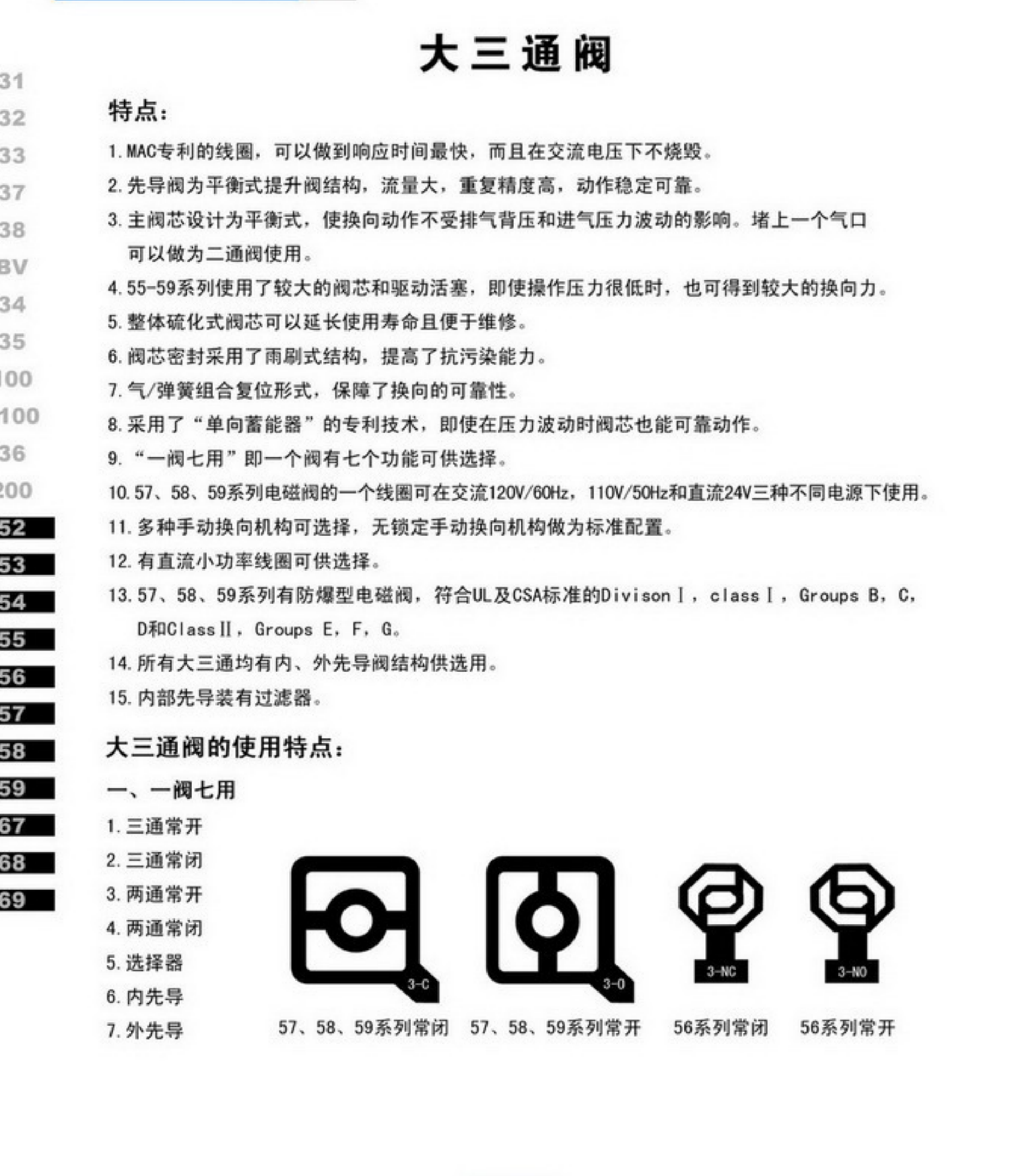 MAC防爆型电磁阀45A-AC1-DFBJ-1JB