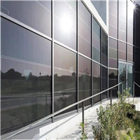 光伏玻璃幕墙薄膜透光太阳能发电玻璃外墙安装方案