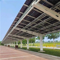 太阳能发电储能停车棚经久耐用光伏车棚施工方案