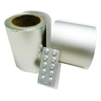 防静电铝箔卷膜包装机用铝塑透明卷材复合膜食品盒封口防潮铝膜