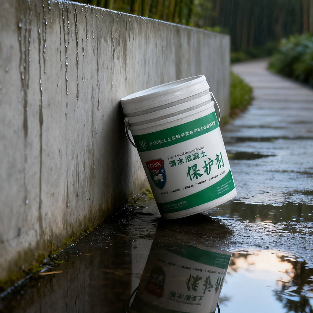 艾瑞盾氟碳型清水混凝土保护剂 防水抗污 电站桥梁用 色差瑕疵修复