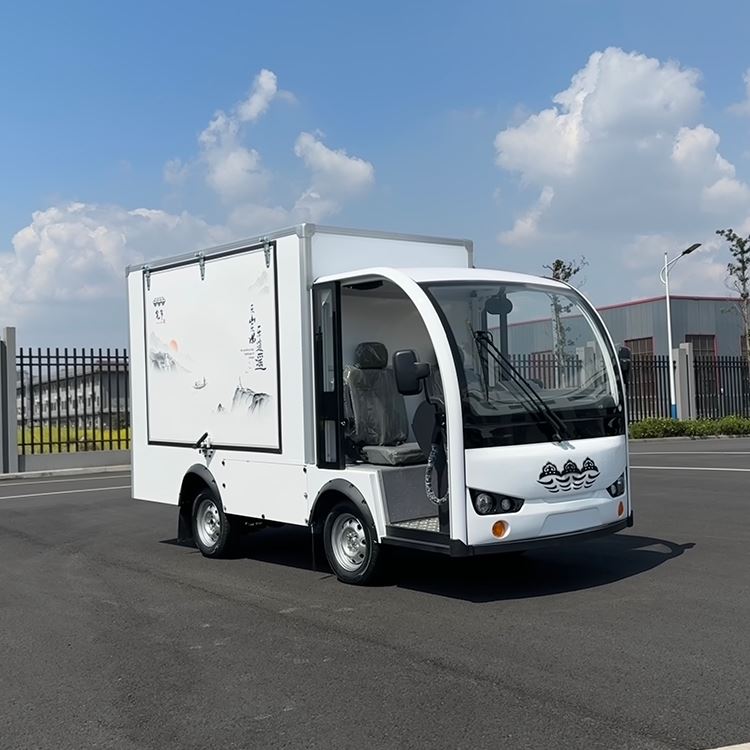 四川流动美食车 四轮电动送餐车              按图定制