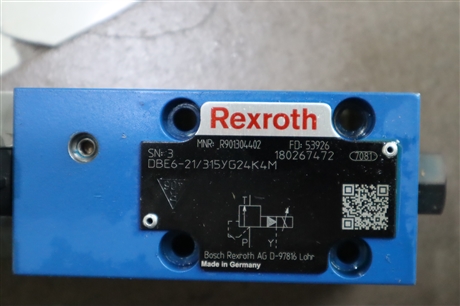DBE6-21/315YG24K4M R901304402 力士乐REXROTH溢流阀
