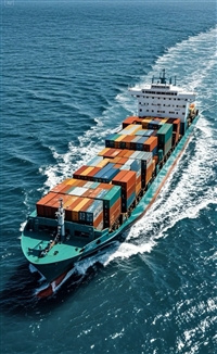 海宁皮革到美国整柜