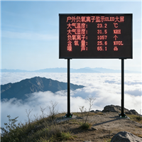 空气负氧离子在线监测站与森林公园康养环境监测设备