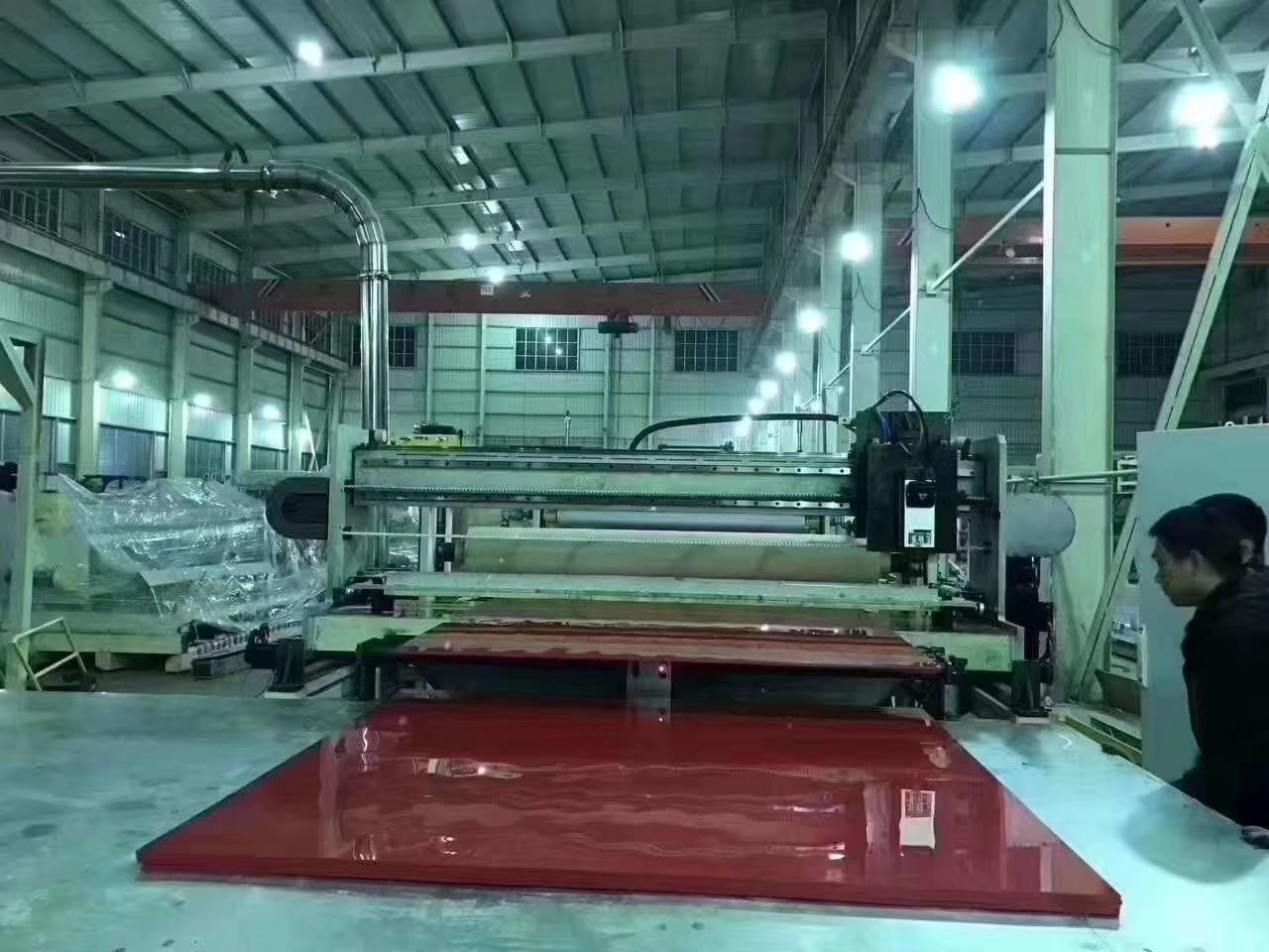 金纬机械PE板材生产线 PE 衣架式模头片材生产线 宽幅可调设备供应