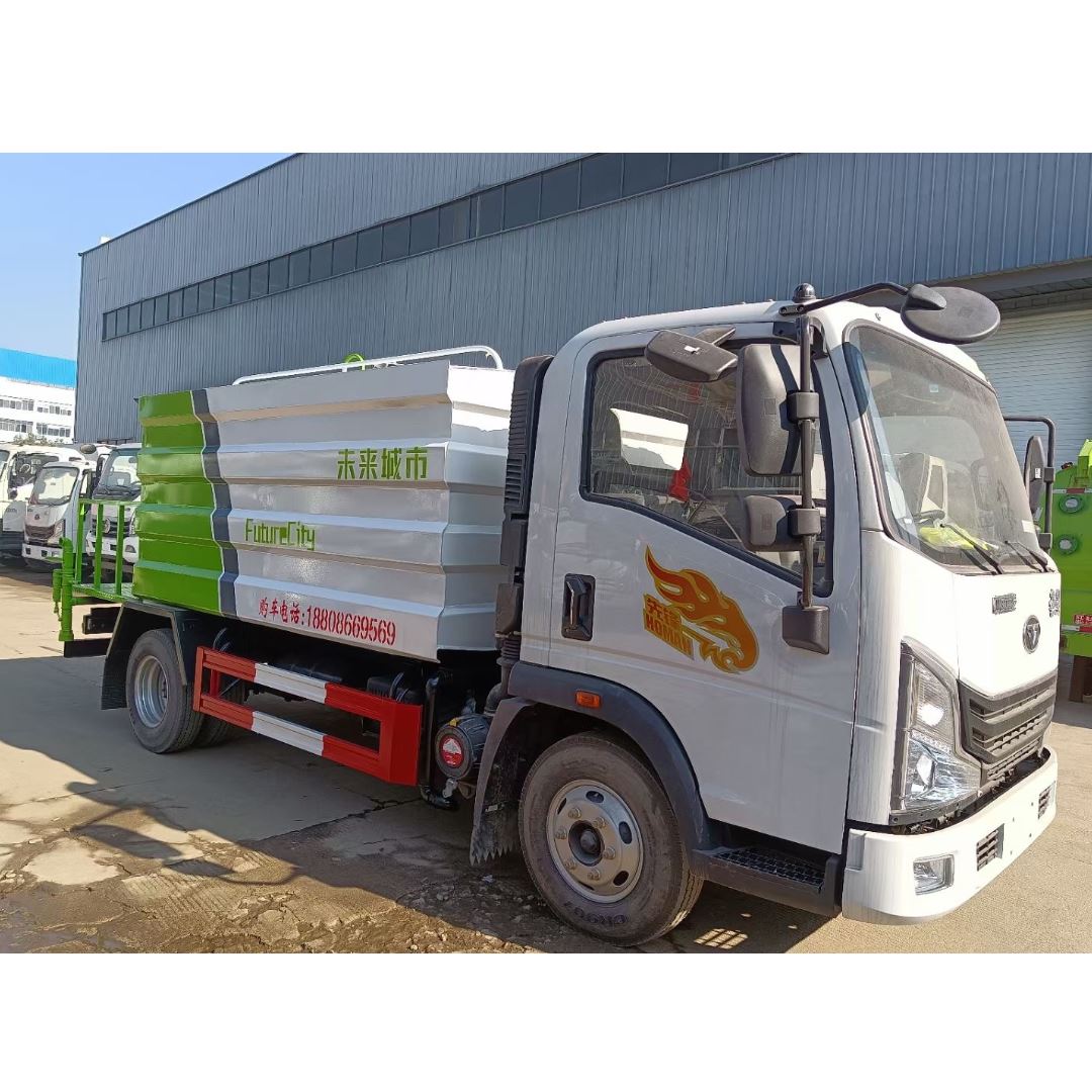 小型东风4吨洒水车水泵压力大射程远卷帘门开闭控制消防泵