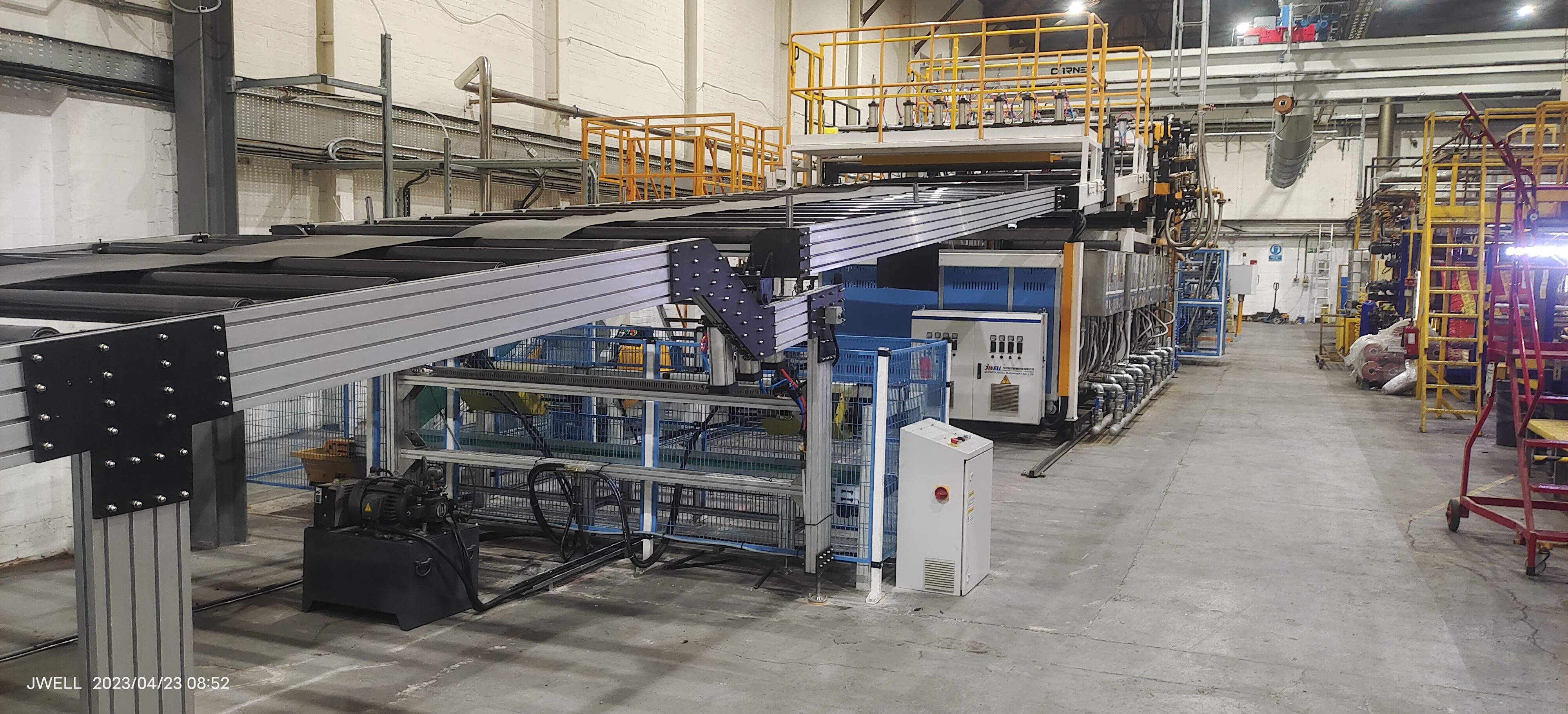 金纬机械  环保 ABS 板材?生产线  传真机外壳 ABS 片材设备 公司