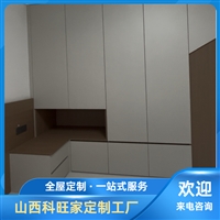 简约风衣柜定制_免拉手衣柜_科旺家全屋定制