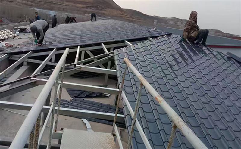 轻质仿古铝瓦 屋顶仿古铝瓦 仿古金属瓦供应联系 库存充足