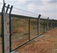 铁路护栏网 8001型 墨绿色 安全防护栏