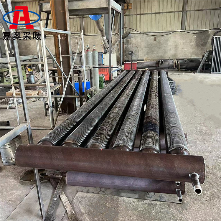 烘干蒸汽用无缝管翅片管散热器 无缝钢管散热器尺寸表