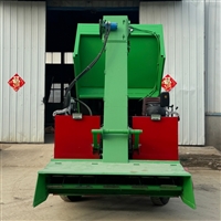 堆积粪便清理车 牧场粪污收集装运车  刮板式装粪车