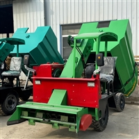 三方四轮小型清粪车 地面粪便处理车 干湿粪通用扒粪车