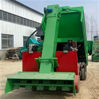 装卸一体刮粪车 柴油自走式装粪车 大马力四轮扒粪车