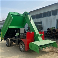 小四轮柴油清粪车 三轮灵活收粪车 养殖场用刮粪车