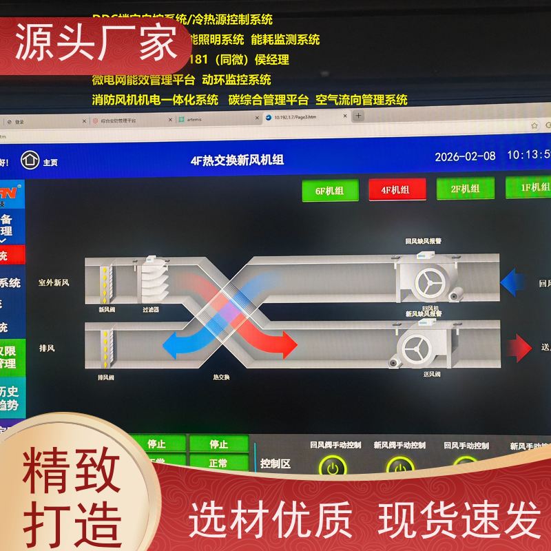  医院BA楼宇自控DDC+综合能源管理平台现场调试