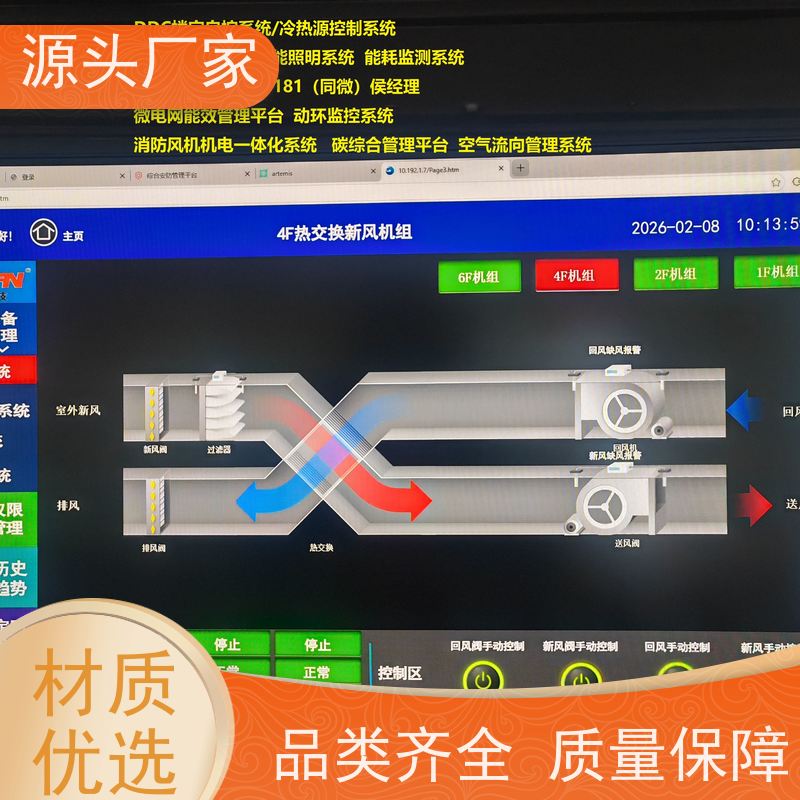  产业园建筑设备管理系统+综合能源管理平台技术支持