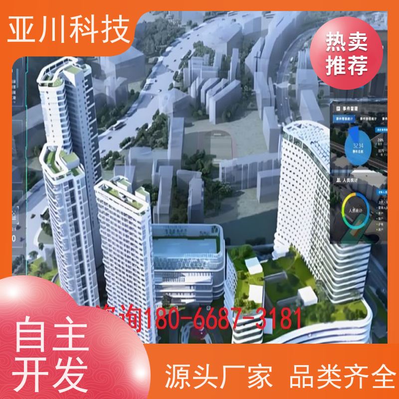 综合体IBMS智能化集成系统3D可视化多样化菜单导航设备维护，能耗分析管理