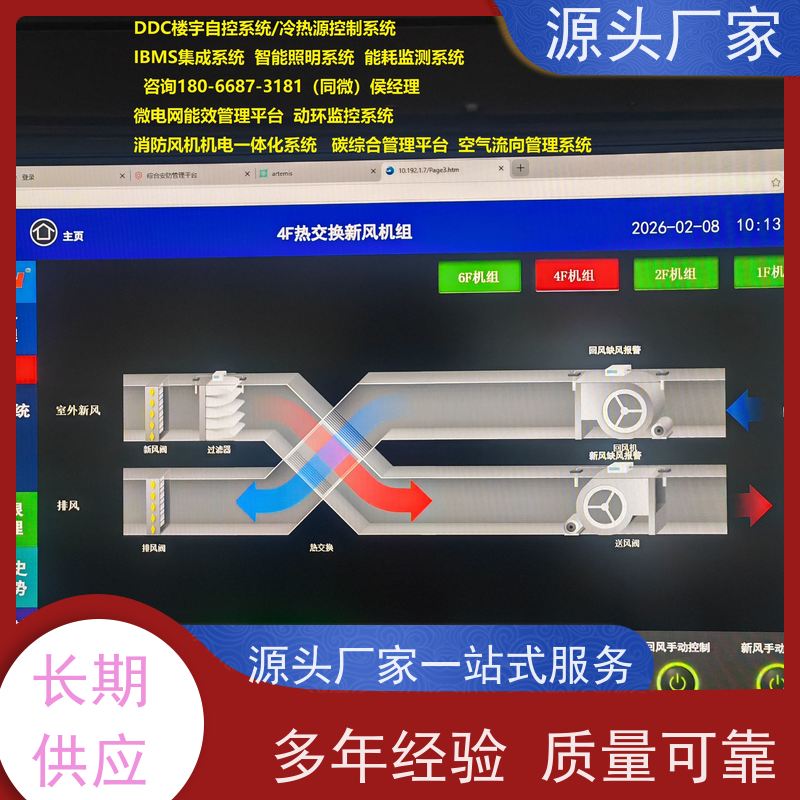 办公楼楼宇DDC自控系统+plc照明系统配置选型