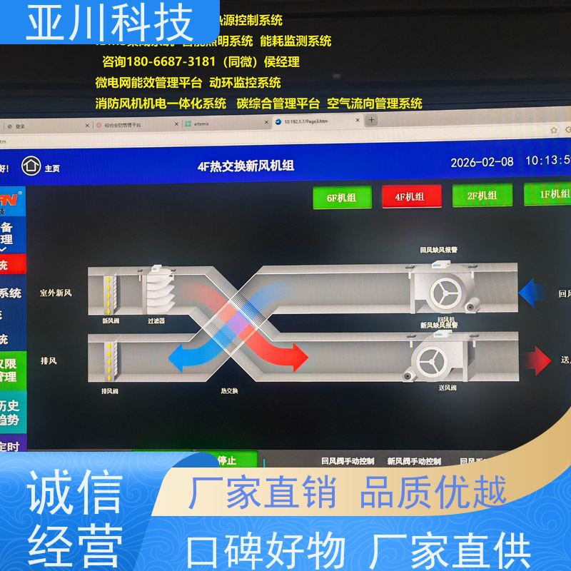 河北楼宇集成化系统ibms图形化人机界面展示设备维护，能耗分析管理