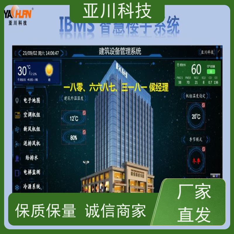 河北楼宇集成化系统ibms图形化人机界面展示开放数据结构，实现信息共享