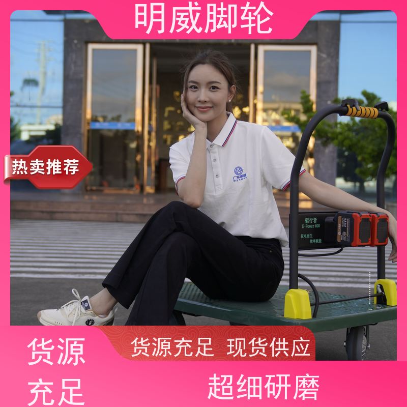 明威mw 105X65CM 工地电动手推车平板搬运车 多功能使用 品牌