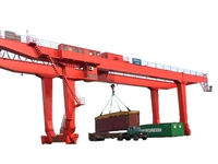 湖北荆州 集装箱龙门吊 的防风夹轨器是怎么工作