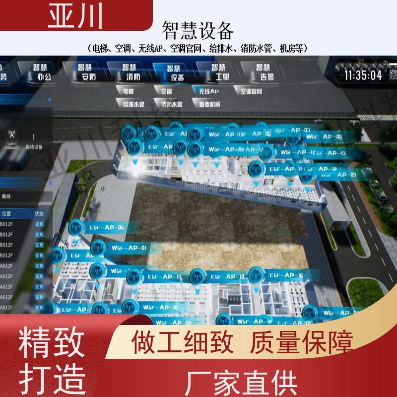 汉中消防风机机电一体化ibms集成平台图形化人机界面展示减少运营成本，提升商业价值
