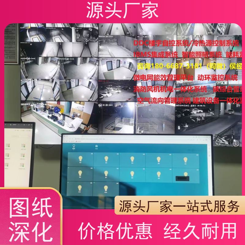 产业园PLC楼宇自控DDC+消防风机机电一体化系统