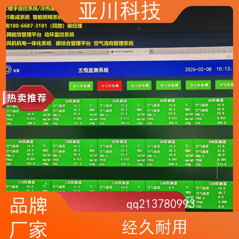 AI赋能IBMS集成系统图形化人机界面展示