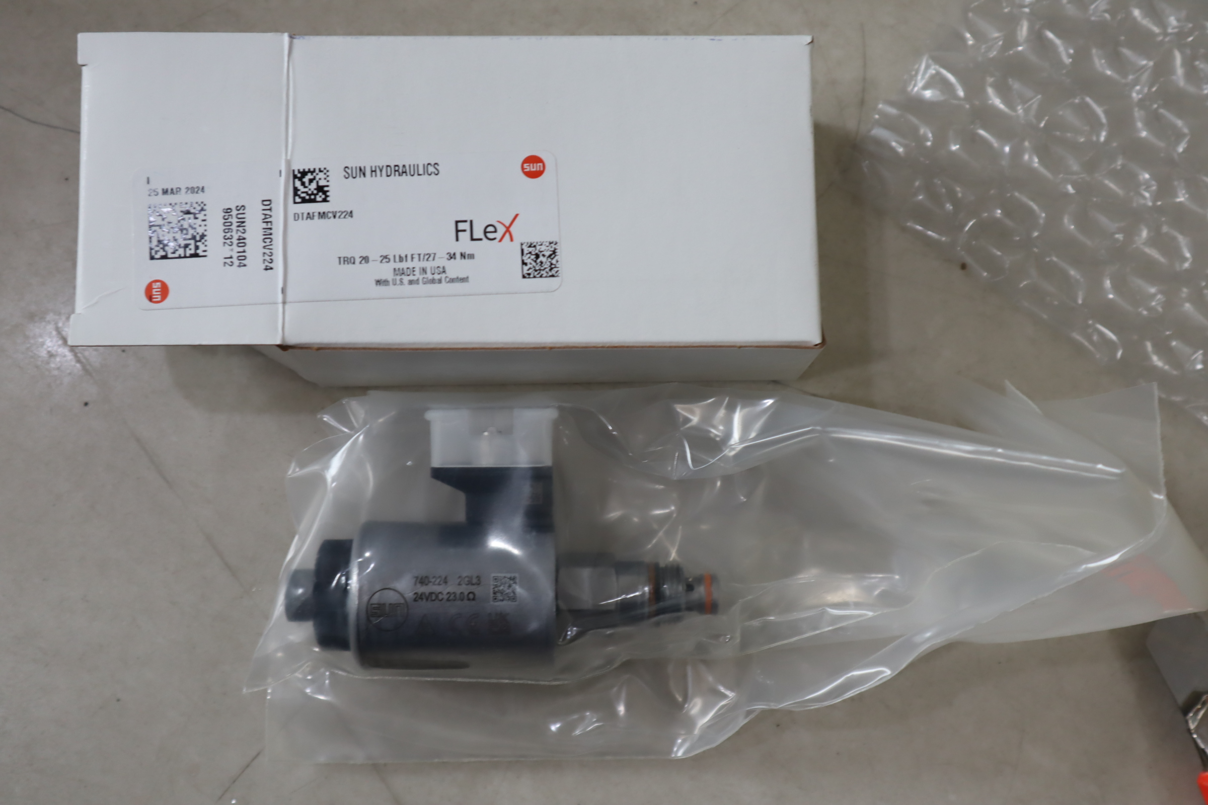 DTAF MCV224 TRQ 20-25 LBF FT/27-34 NM 太阳SUN