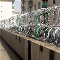 边境安防刺网  小区防攀爬刀片刺绳 