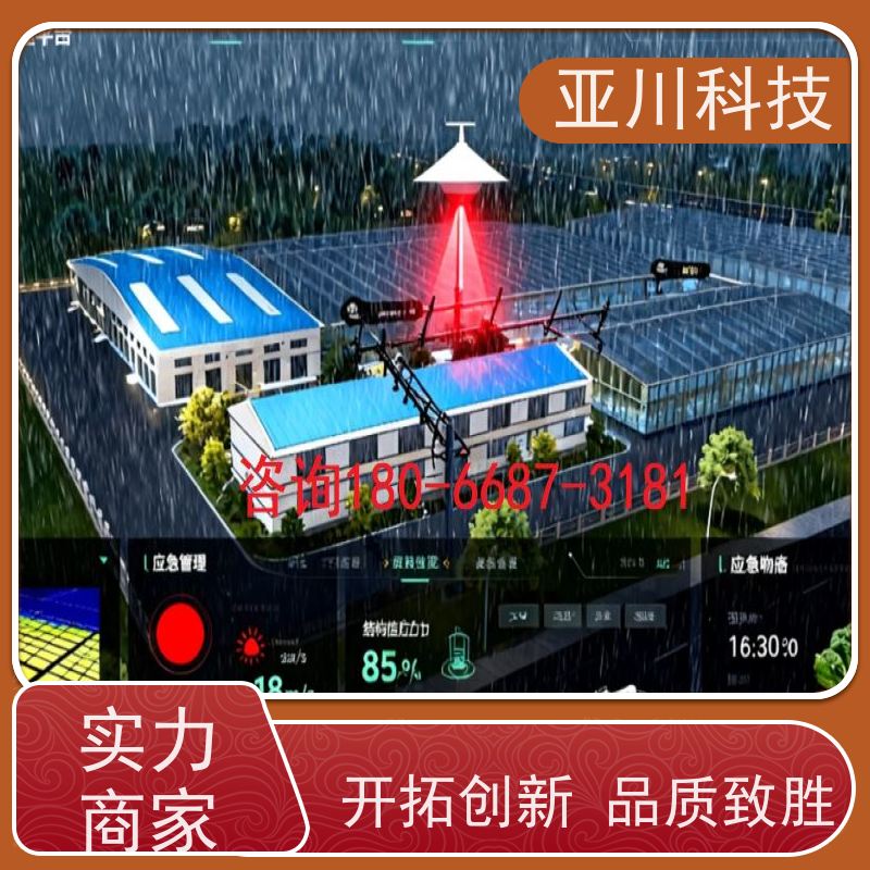 湖北IBMS智能化集成系统3D可视化多屏幕展示