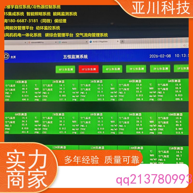 综合体IBMS智能化集成系统3D可视化设备维护，能耗分析管理