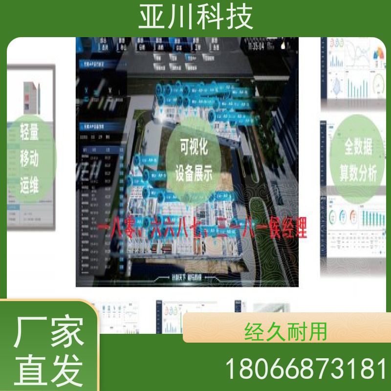 西安IBMS智能化集成系统3D可视化图形化人机界面展示设备维护，能耗分析管理