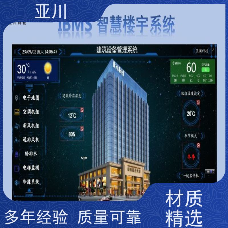 运城IBMS楼宇集成化系统联动预案设备维护，能耗分析管理