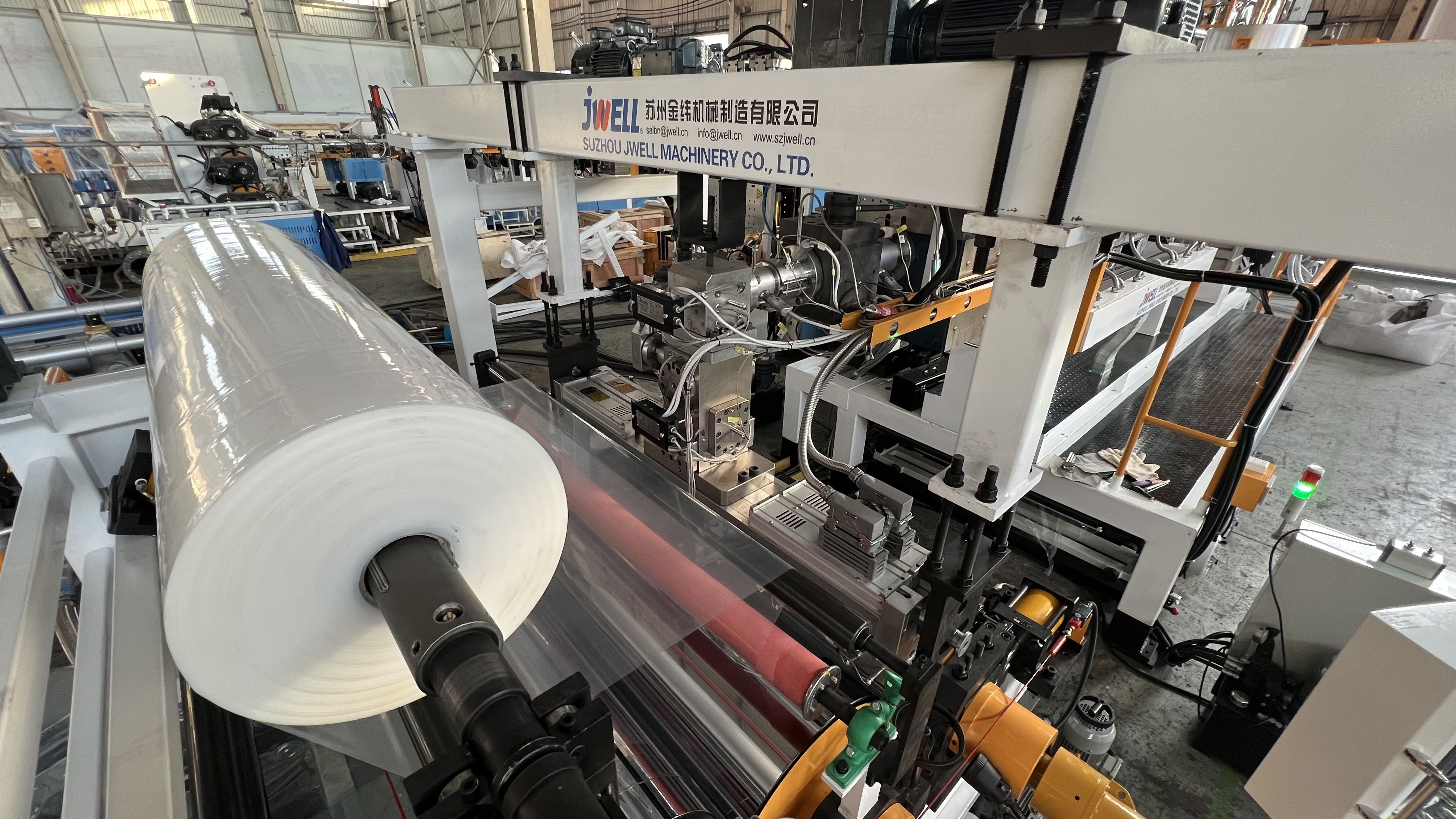 金纬机械 ABS板材设备生产厂家? 汽车扶手 ABS 片材生产线公司