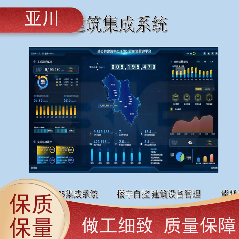 西安IBMS智能化集成系统3D可视化运维多屏幕展示提高工作效率，节约运行成本