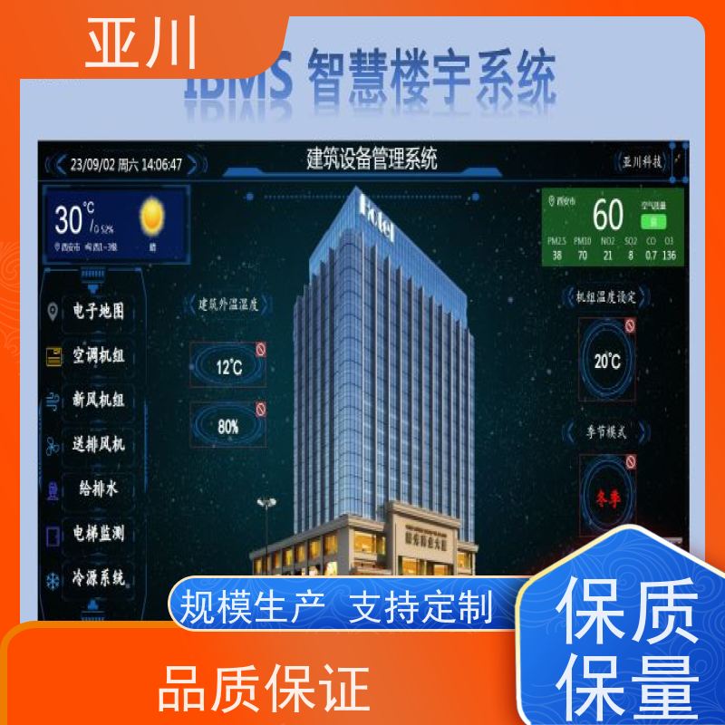运城DDC楼宇自控系统及ibms集成多屏幕展示减少运营成本，提升商业价值