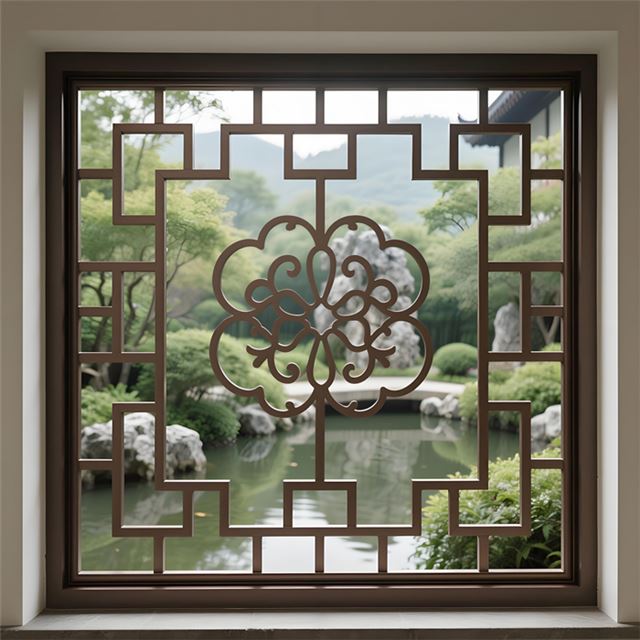 铝框铝合金百叶窗 铝窗花产品介绍