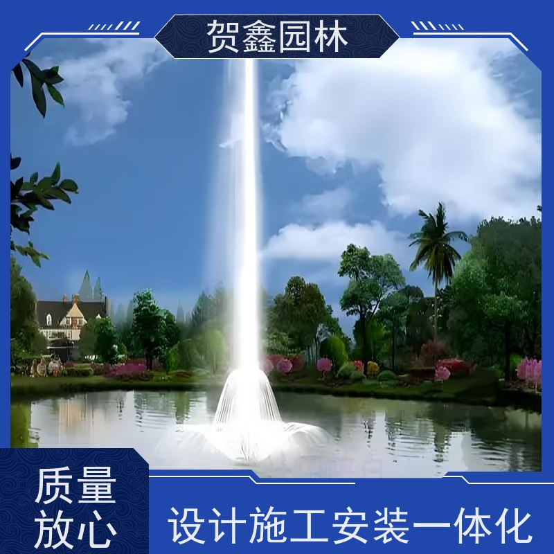  湖面喷泉设备 河道喷泉安装公司 脚踏喷泉安装调试 承接喷泉工程